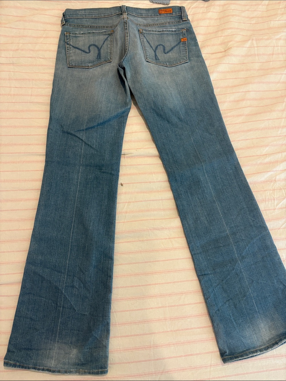 Citizens Of Humanity Medium Blue Flare Jeans
